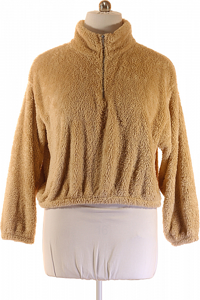 Dámská Mikina Bez Zapínání Hnědá Vel. L