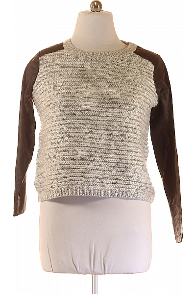 Dámský Pulovr Šedý Reserved Second Hand Vel. L