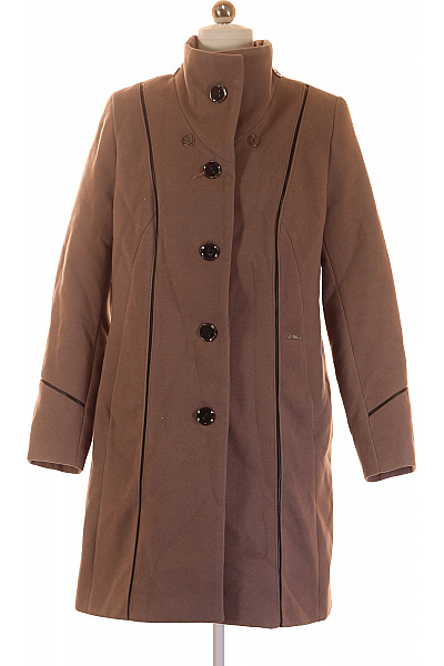 Dámský Dlouhý Kabát Šedý Vel. M