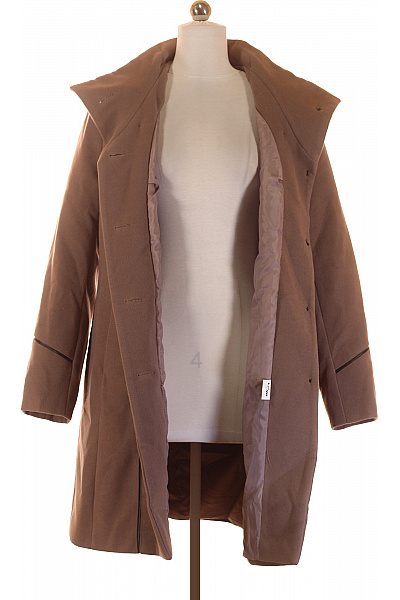 Dámský Dlouhý Kabát Šedý Vel. M