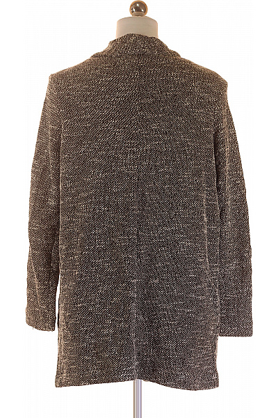 Amisu Krátký Dámský Kabát Šedý Second hand Vel. 34