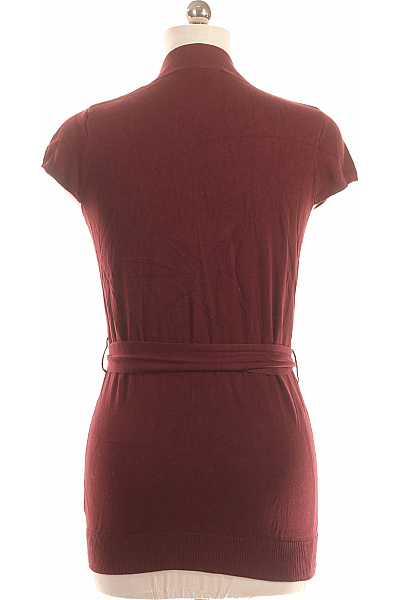 Esmara Kratká Dámská Vesta Vínová Second hand Vel.  40/42