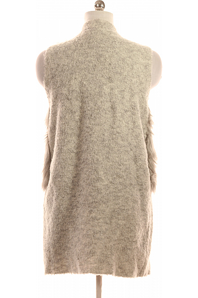 Dlouhá Dámská Vesta Šedá Reserved