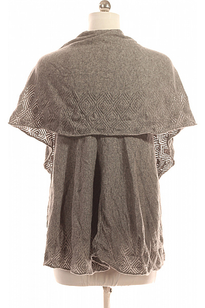 BENETTON Dámská Vesta Vlněná Šedá Vel. OS