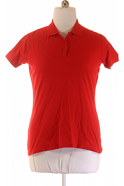 S.OLIVER Dámské Polo Tričko Červené Vel. L