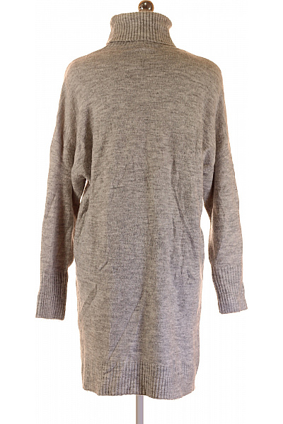  Šaty Pletené Šedé Second hand Vel. XS