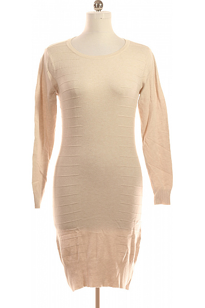 Pletené šaty Béžové Second hand