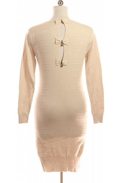 Pletené šaty Béžové Second hand
