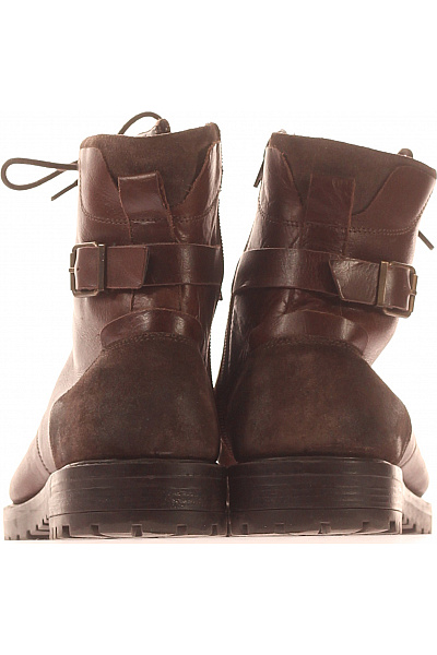 Pánské Boty Kožené Hnědé Second hand Vel. 44