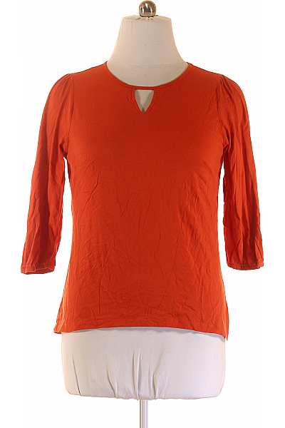 Jednoduché Dámské Tričko Oranžové