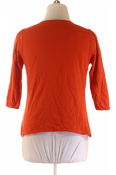 Jednoduché Dámské Tričko Oranžové