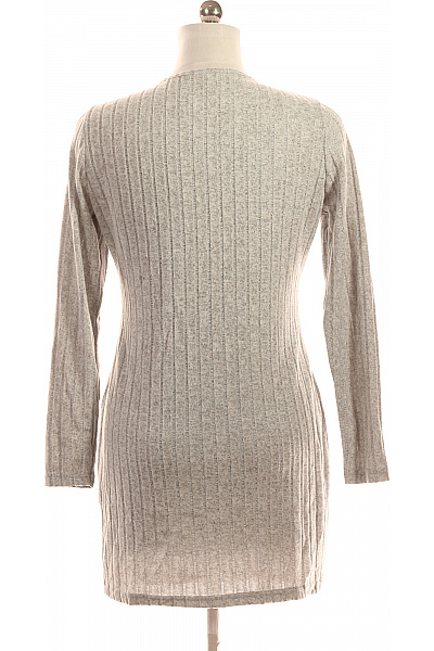  Šaty Pletené Šedé Vel. M