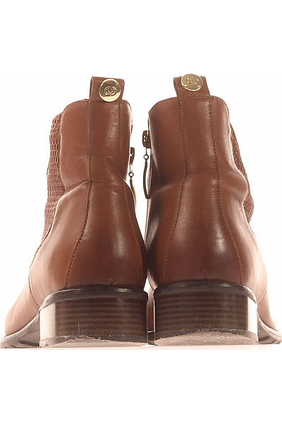 GERRY WEBER Dámské Boty Kožené Hnědé Vel. 40