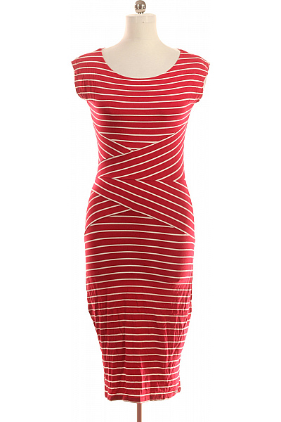 Letní  Šaty Červené TIMEOUT BRAND Second hand Vel. L