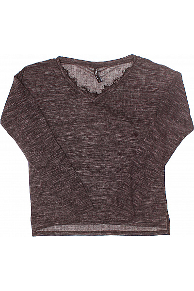  Halenka Pletená Šedá Second Hand Vel. XS