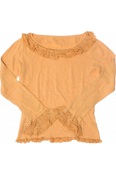 Dámský Pulovr Oranžový Second Hand