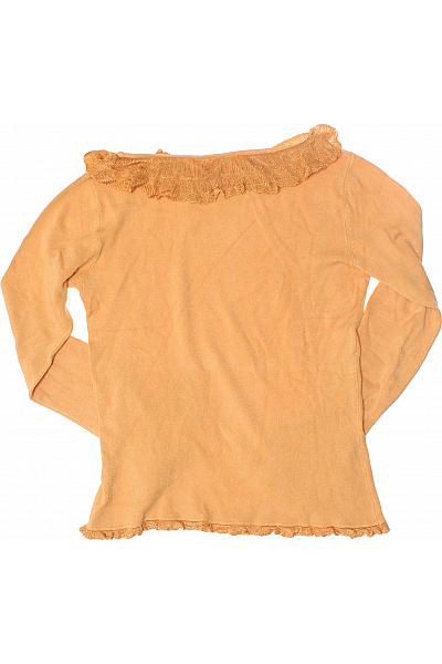 Dámský Pulovr Oranžový Second hand