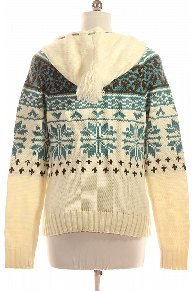 Dámský Svetr Vánoční Barevný Vel. 42