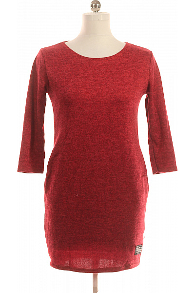  Šaty Pletené Červené