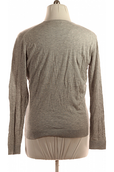 BENETTON Pánský Svetr Šedý Second hand