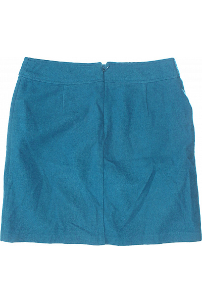 Sukně Vlněná Modrá Second hand Vel. 36