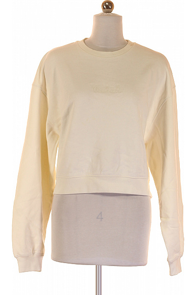 Woolrich Dámská Mikina Bez Zapínání Bílá Vel. S