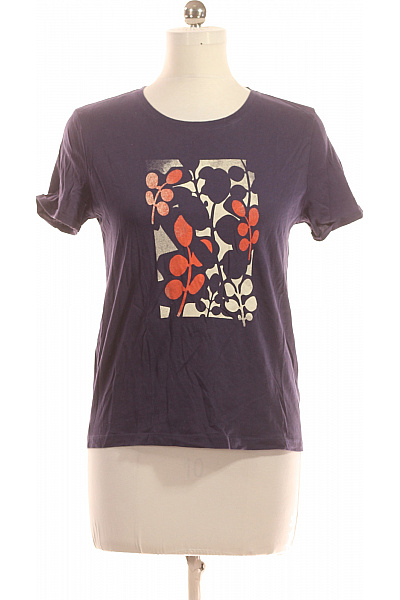 Dámské Tričko Modré TOM TAILOR Vel. M