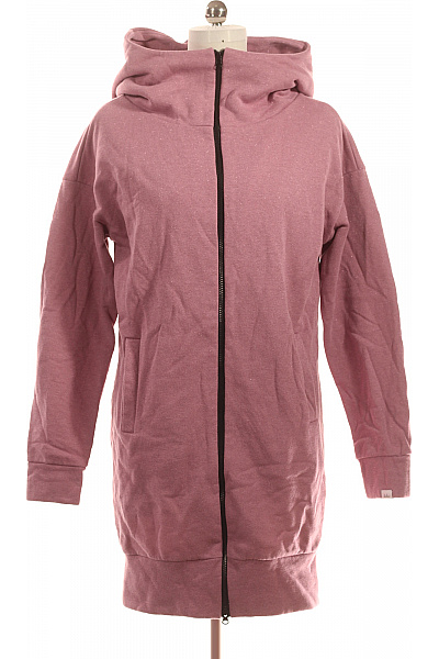  Mikinové Šaty Růžové Vel. M/L