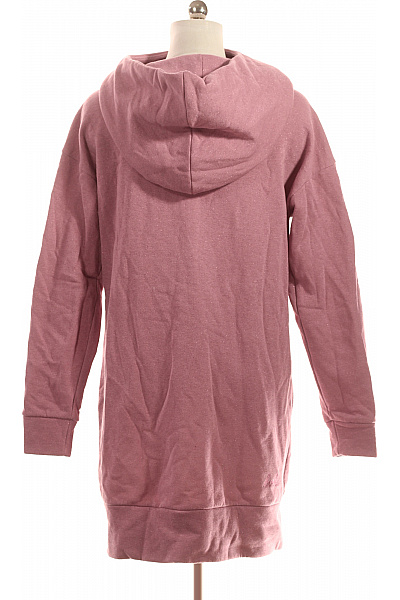  Mikinové Šaty Růžové Vel. M/L
