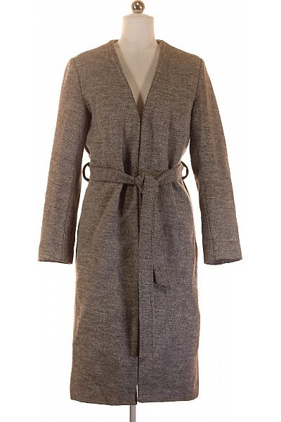 Dámský Kabát Šedý NA-KD Second hand Vel. S