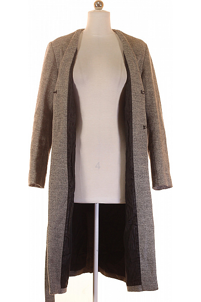 Dámský Kabát Šedý NA-KD Second hand Vel. S