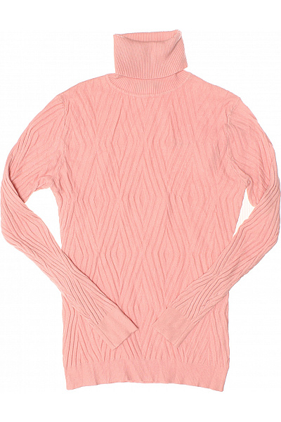 Dámský Svetr Růžový Second hand Vel. L/XL