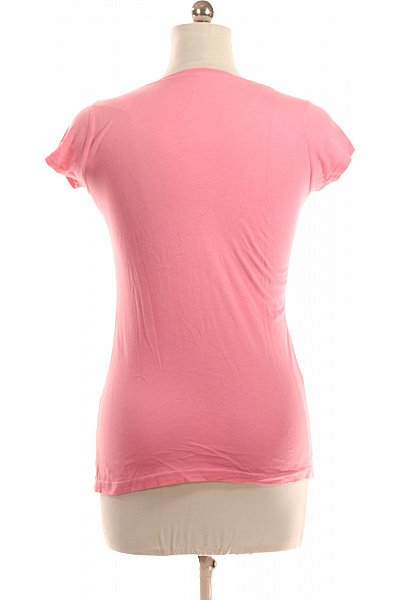 Dámské Tričko s Potiskem Růžové