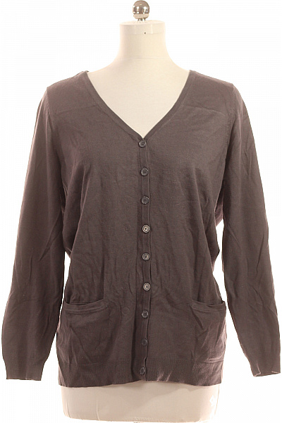 Dámský Cardigan Šedý JUNAROSE Vel. M