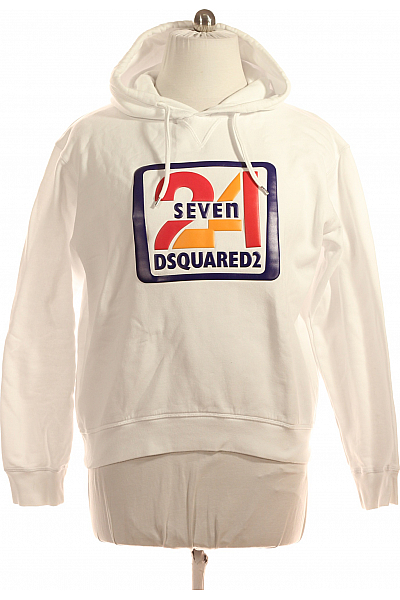 Dsquared2 Pánská Mikina Bílá Vel. XL