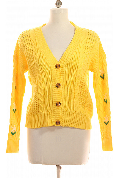 TRENDYOL Dámský Cardigan Žlutý Vel. M