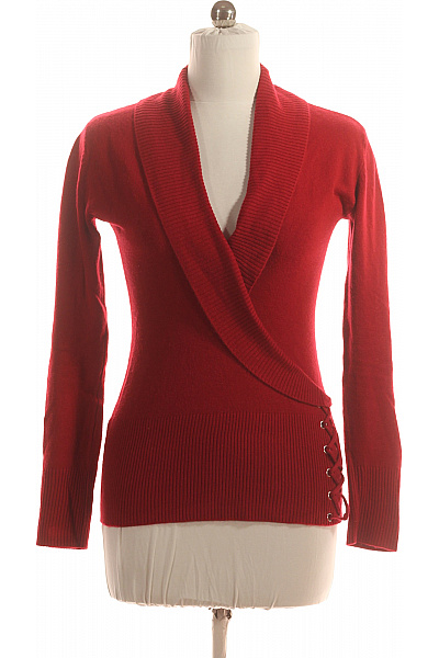 Dámský Svetr Červený Vel. 36/38