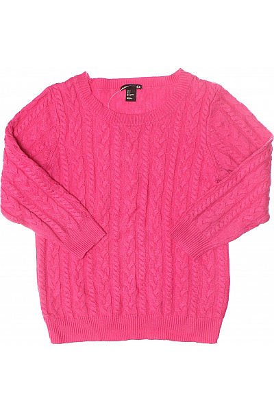 Dámský Svetr Růžový Second Hand Vel. S
