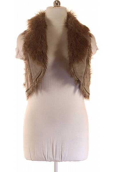 CLOCKHOUSE Teplá Dámská Vesta Šedá Vel. XL