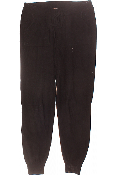 Teplé Dámské Kalhoty Kašmírové Černé Zwillingsherz Vel. L