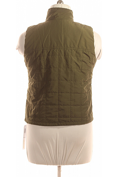 Teplá Dámská Vesta Zelená Vel. L