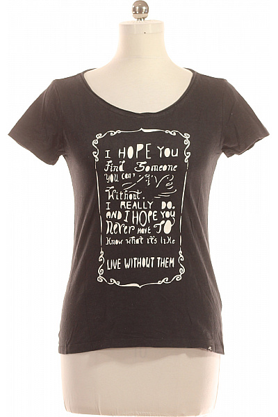 Dámské Tričko Černé HANNAH Vel. 40