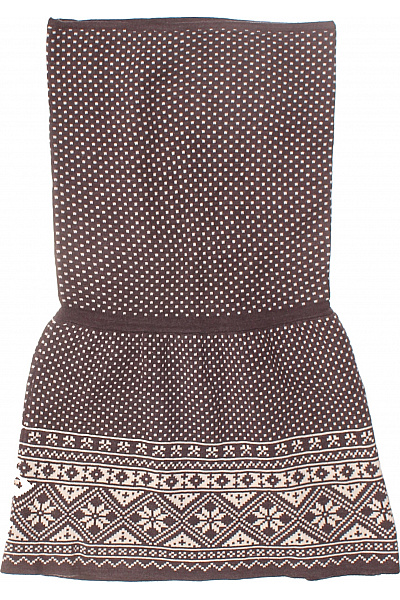  Šaty Pletené Šedé Vel. M