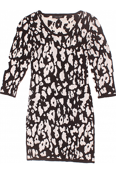 Amisu Šaty Černobílé Vel. 36
