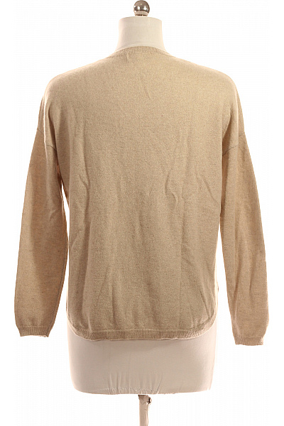 Dámský Svetr Kašmírový Béžový Zwillingsherz Vel. M