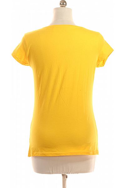 Dámské Tričko Žluté Takko Vel. M