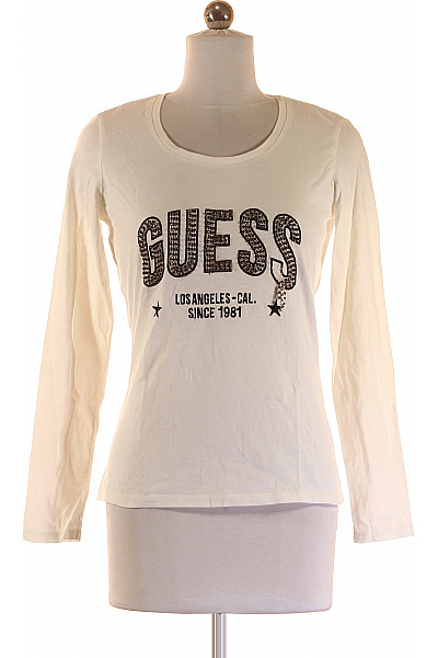 Guess Dámské Tričko S Potiskem Bílé Vel. S