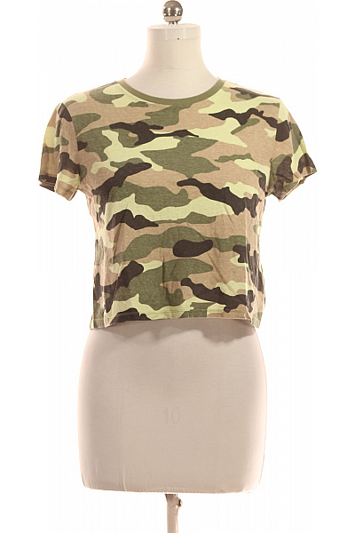 Dámské Tričko Zelený Vel. M