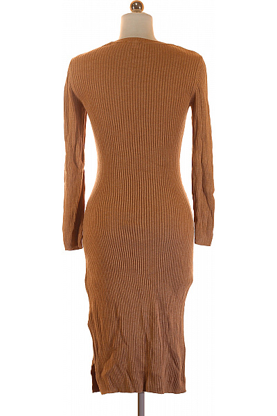  Šaty Pletené Hnědé Esmara Vel.  36/38
