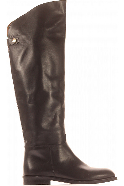 Dámské Boty Kožené Černé Bervicato Vel. 39